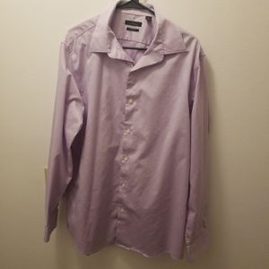 Marc Anthony Button Up Mens Shirt Size 17. Pink